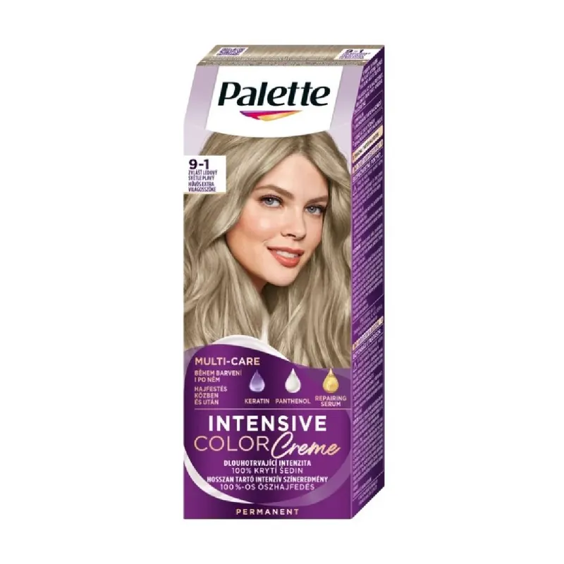 Palette hajfesték 50 ml Intensive Cream Color-Hűvös extra világosszőke 9-1 Gyors kiszállítás