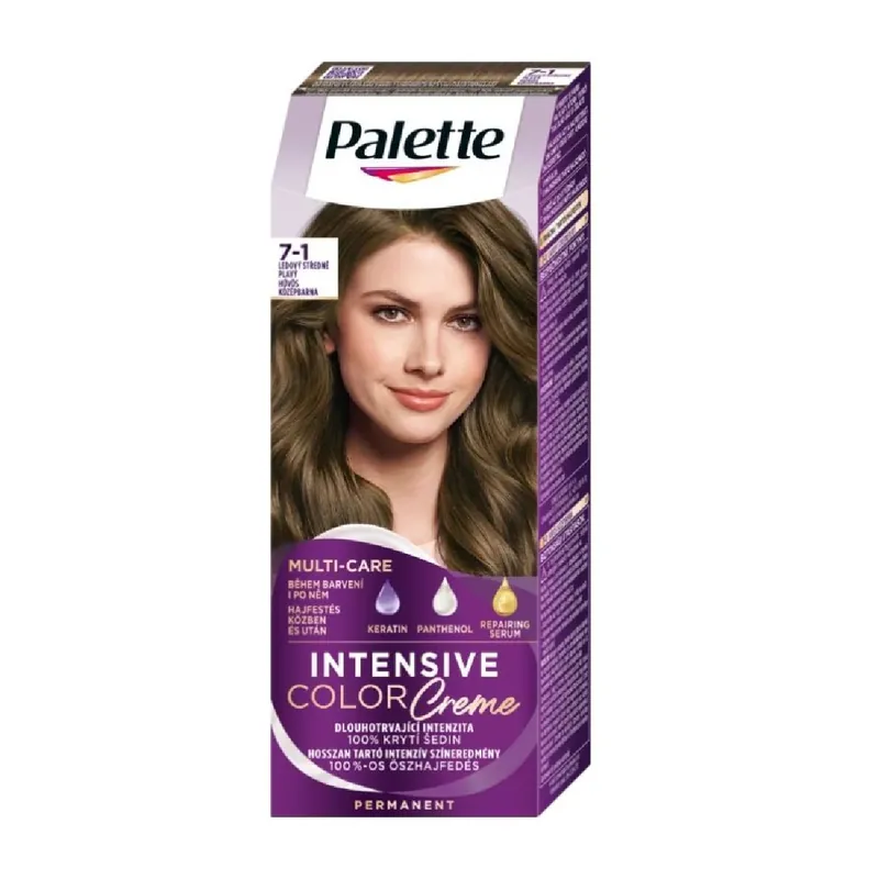 Outlet Palette hajfesték 50 ml Intensive Cream Color-Hűvös középbarna 7-1