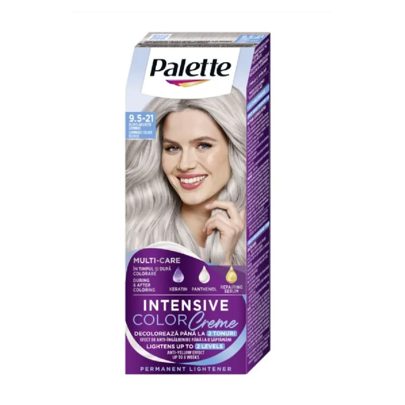 Prémium Palette hajfesték 50 ml Intensive Cream Color-Ragyogó ezüstszőke 9,5-21