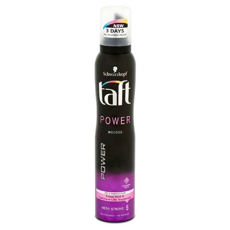 Biztonságos vásárlás Taft hajhab 200 ml Power Kasmír - Mega Erős - Fekete 5 (13569)