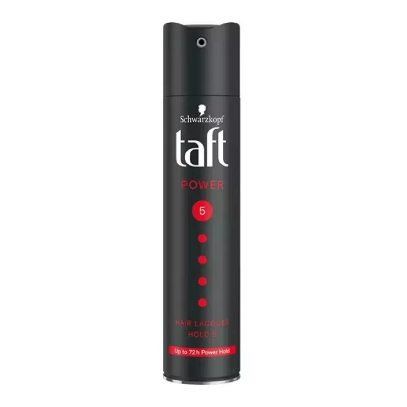 Újdonság Taft hajlakk 250 ml Power Hold Mega Strong - fekete 5 (54056-13170)