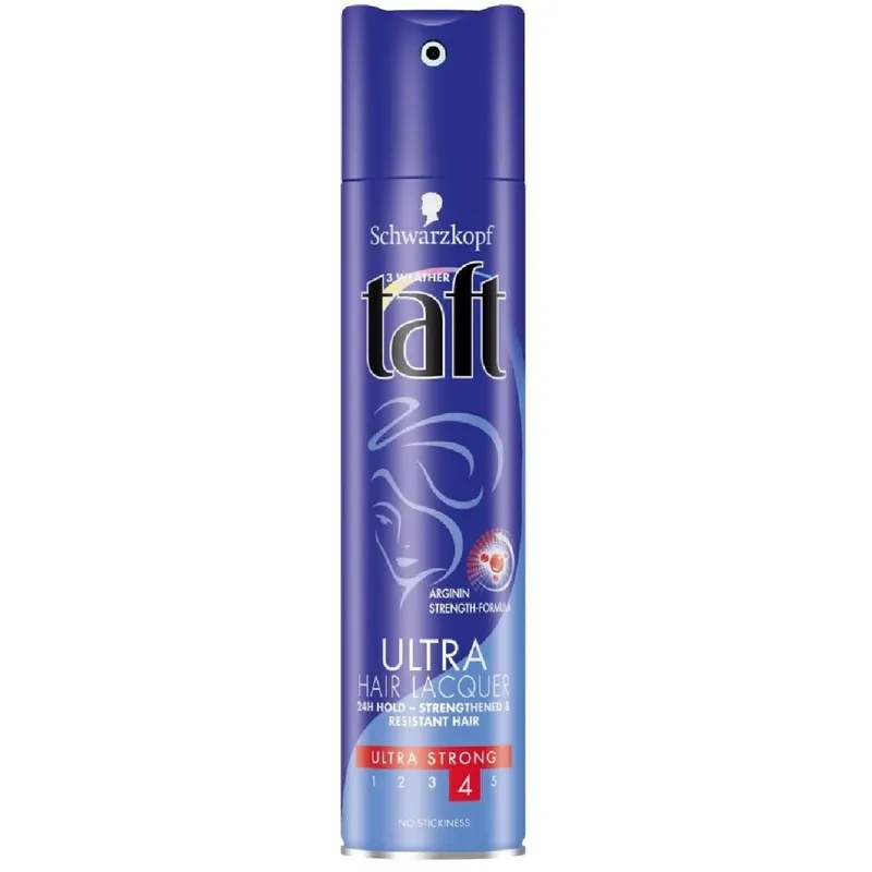 Outlet Taft hajlakk 250 ml Ultra Strong - kék( fehér felírat) 4 (54070)