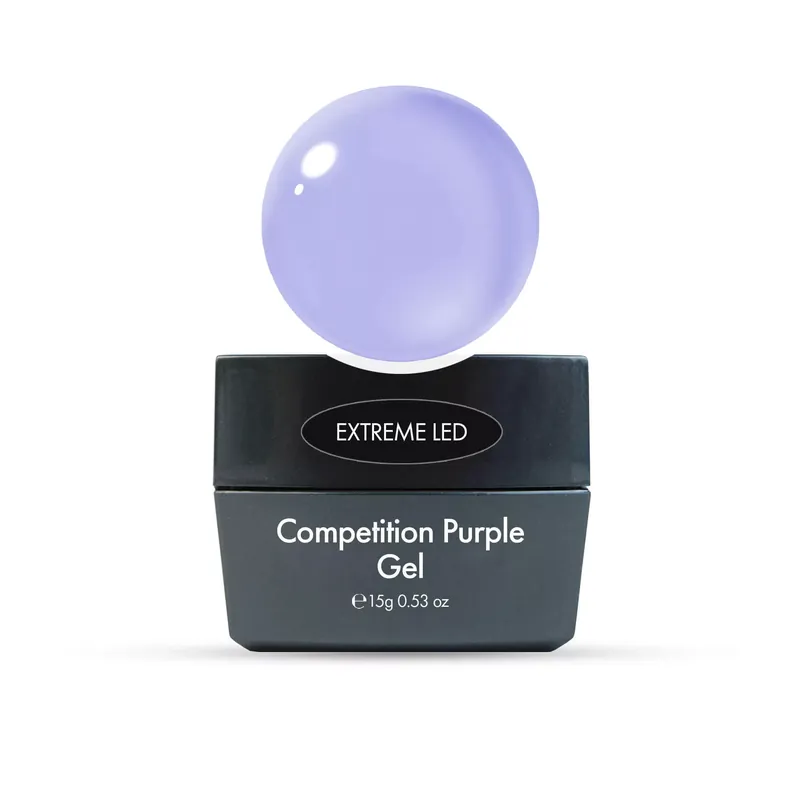Extreme LED Competition Purple - Műköröm Építő zselé - 15g - HEMA-mentes Biztonságos vásárlás