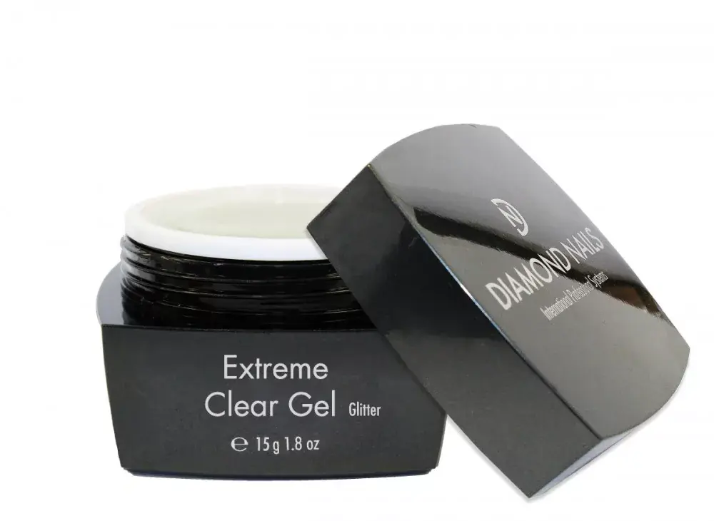 Extreme Clear Glitter Gel 15g - HEMA-mentes Alacsony ár