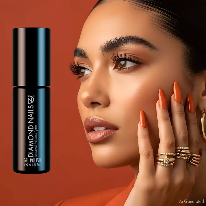 Azonnali szállítás Gél Lakk - Mandarin - DN018 - 7ml - Hema mentes
