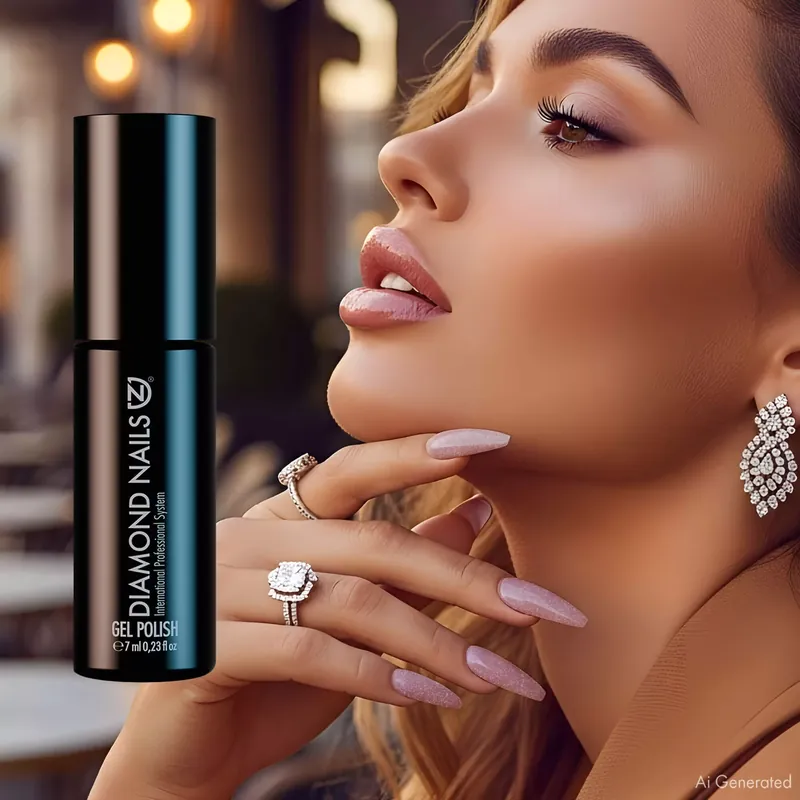 Gél Lakk - Lilás nude - DN126 - 7ml - Hema mentes Kedvezményes ár