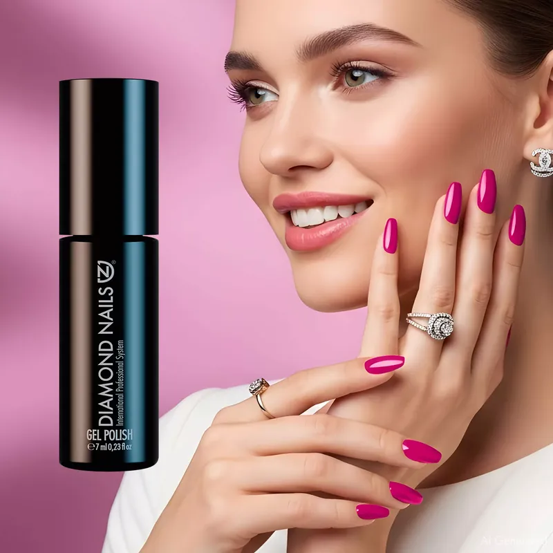 Kedvezmény Gél Lakk - Smile (Sötét rózsaszín) - DN238 - 7ml - Hema mentes