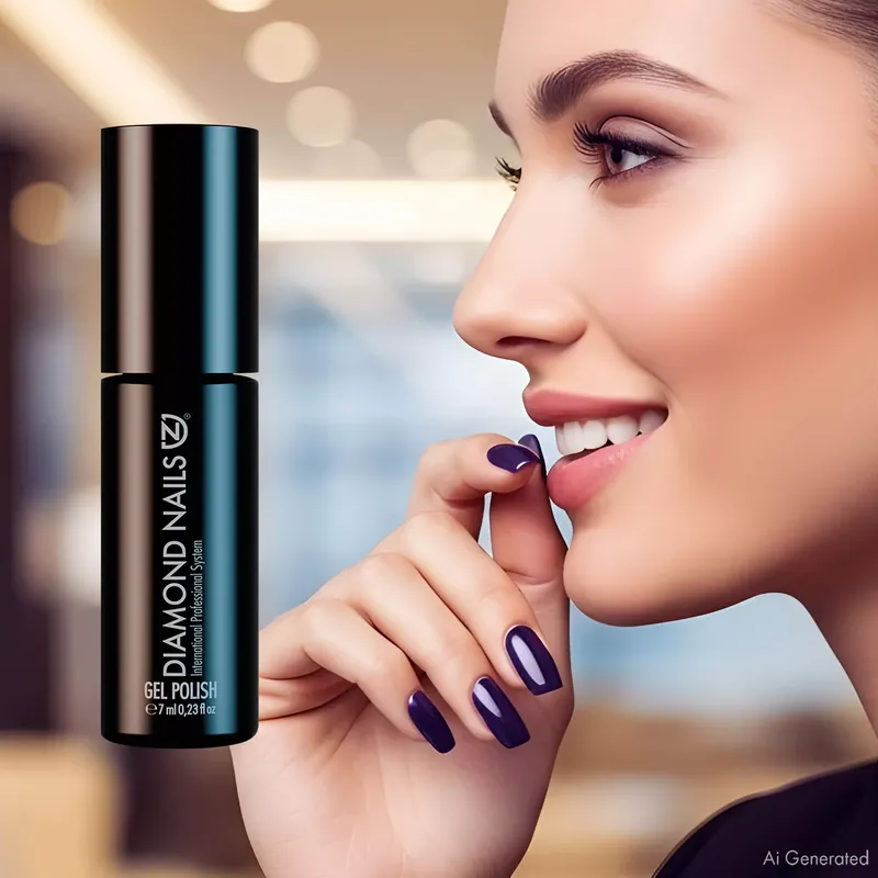 Gél Lakk - Irresistible Sötét lila - DN247 - 7ml - Hema mentes Azonnal elérhető