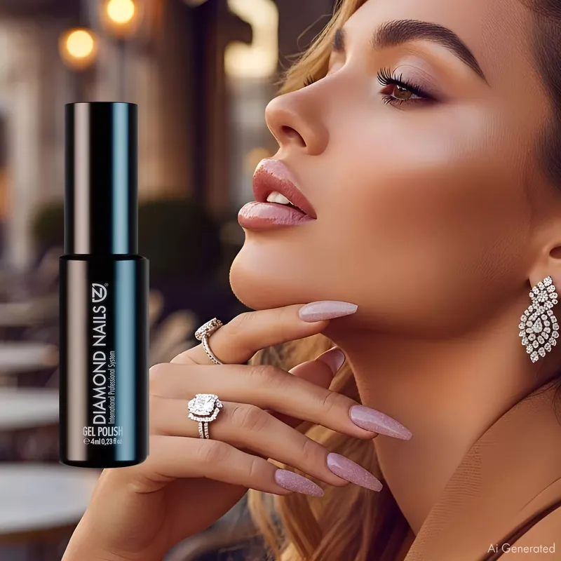 Utolsó esély Gél Lakk - Lilás nude - DN126 - 4ml - Hema mentes