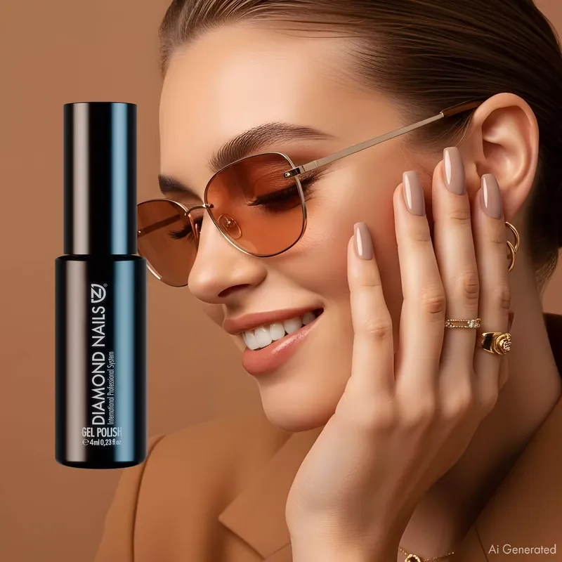 Gyors kiszállítás Gél Lakk - Selymes Latte Barna - DN202 - 4ml - Hema mentes