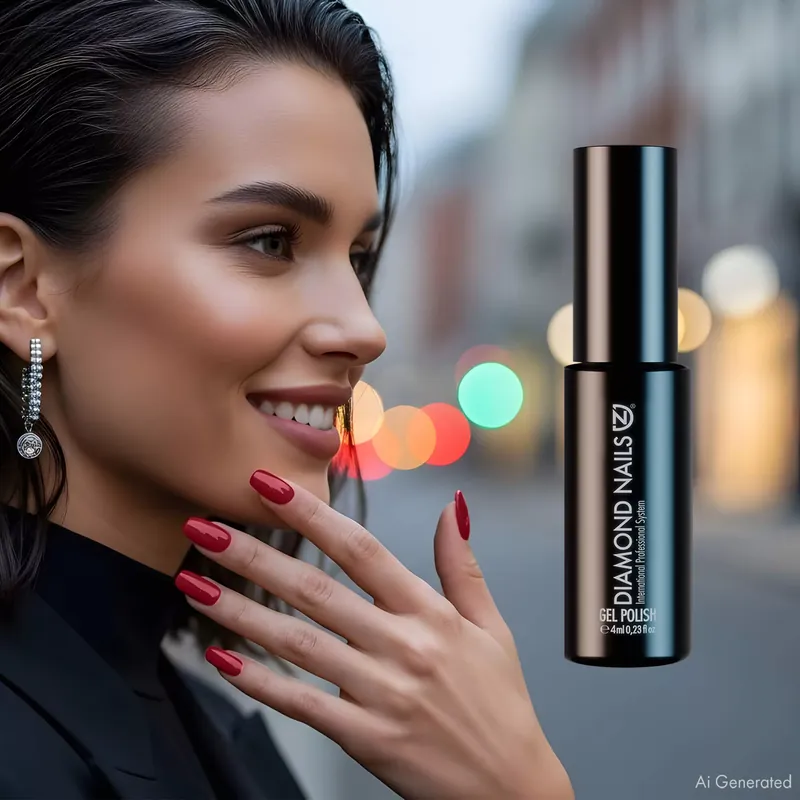 Népszerű Gél Lakk - Decadence (bordó) - DN199 - 4ml - Hema mentes