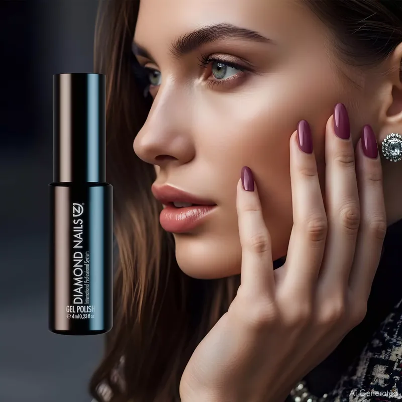 Gél Lakk - Pleasant Violet (Világos bordo) - DN239 - 4ml - Hema mentes Csak ma