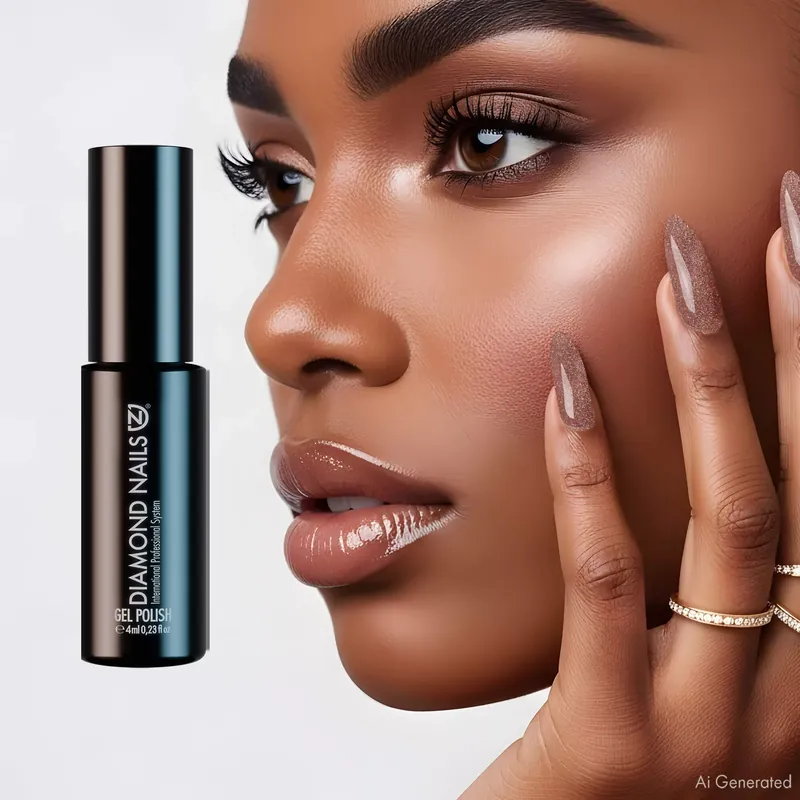 Kiárusítás Gél Lakk - Metál rosegold - DN074 - 4ml - Hema mentes