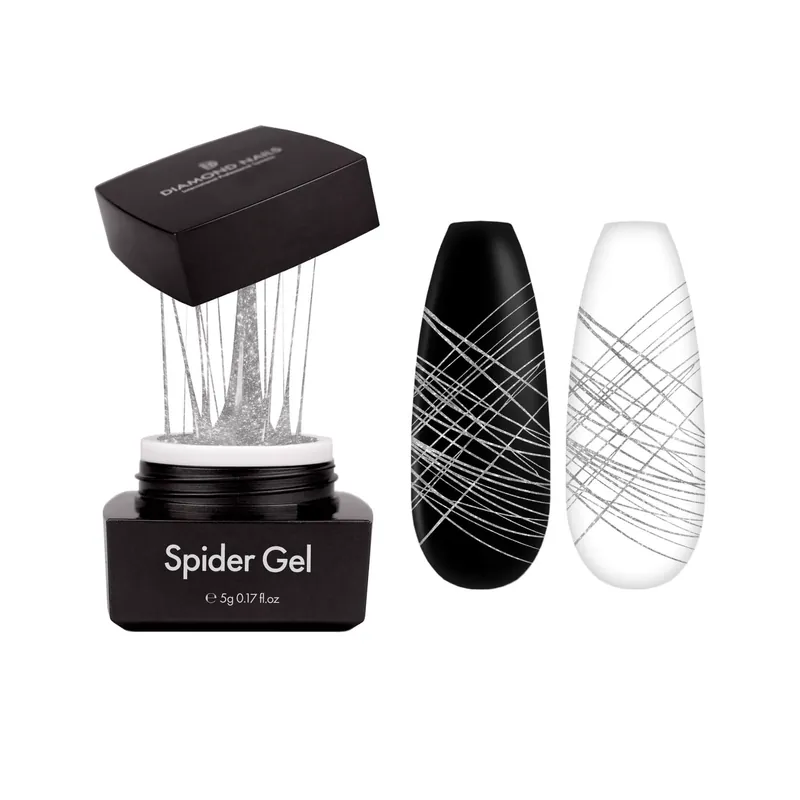 Vedd meg online Spider Gél - Silver Glitter - Ezüst csillámos 5g