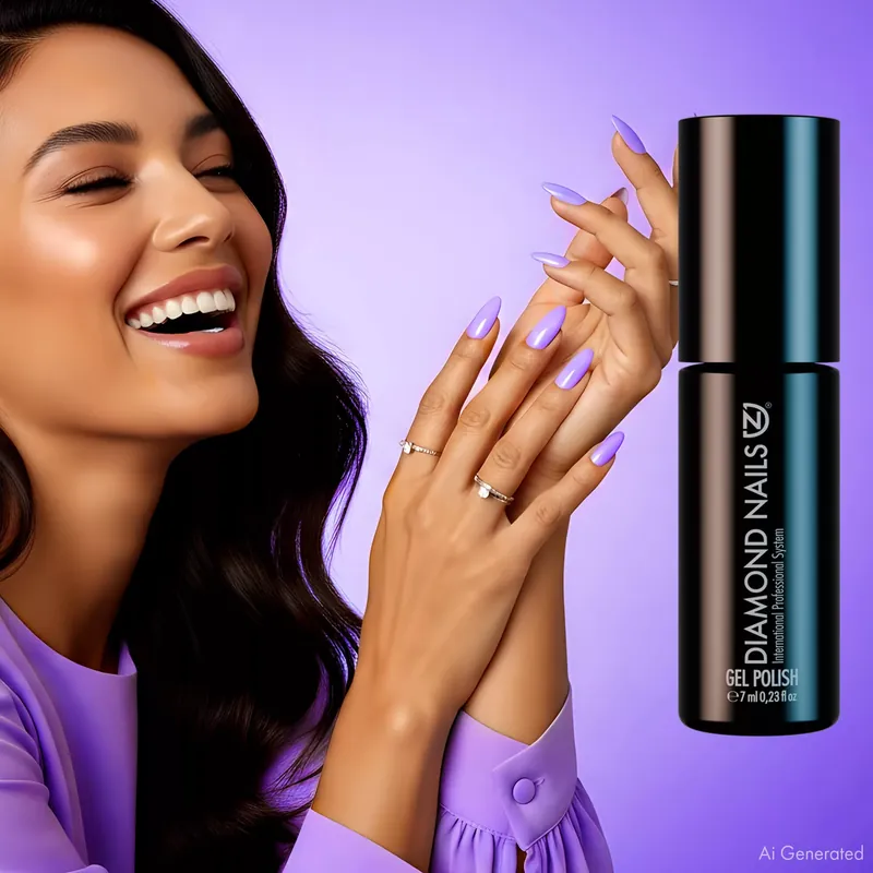 Gél Lakk - Playful Lavender, Lila - DN262 - 7ml - Hema mentes Olcsóbb
