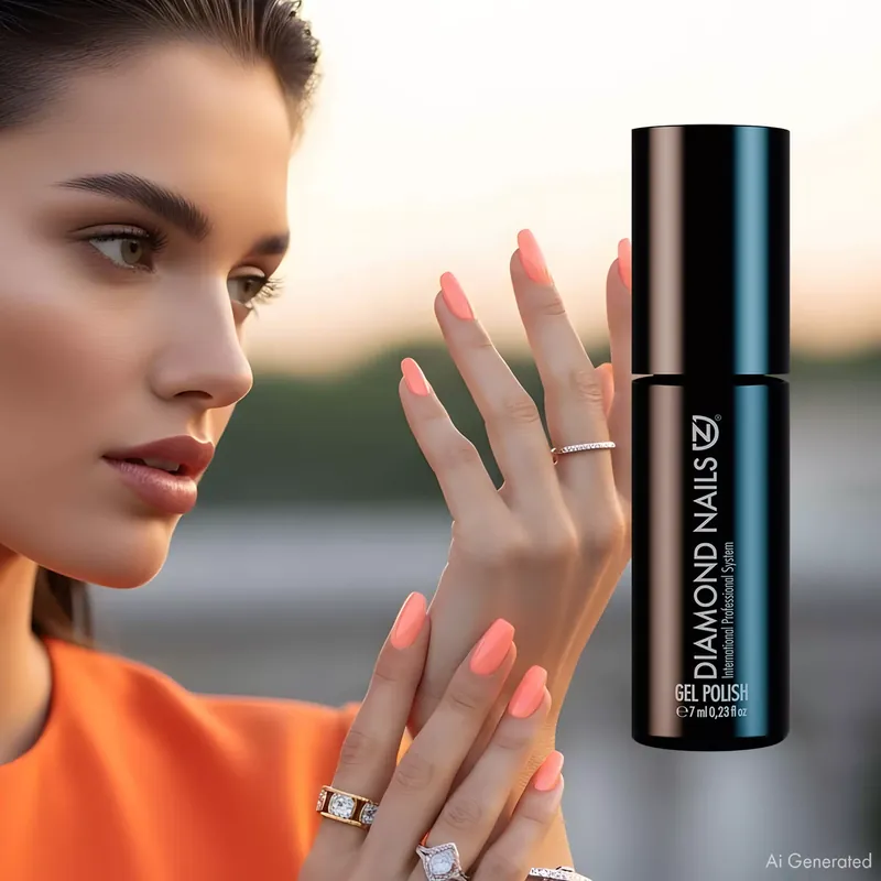Legkelendőbb Gél Lakk - Sexy Peach, Barack - DN261 - 7ml - Hema mentes