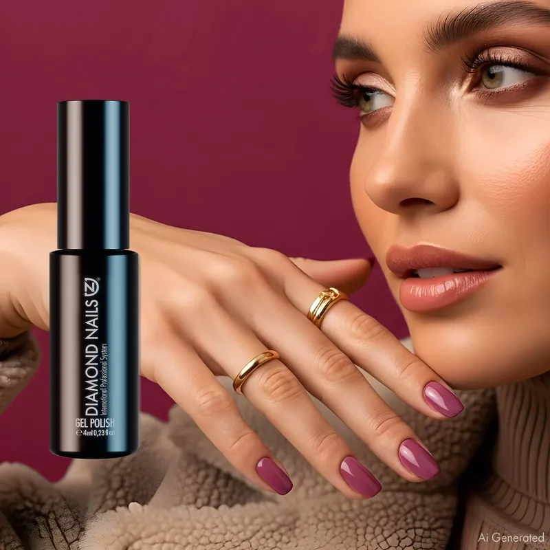 Gél Lakk - Must, Bordo - DN252 - 4ml - Hema mentes Olcsó