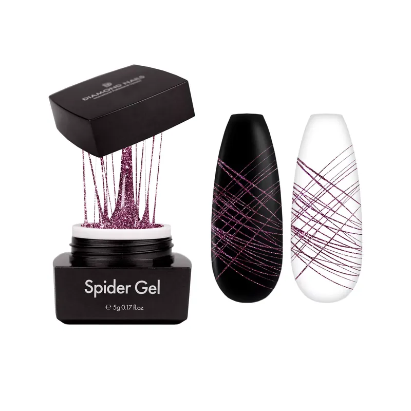 Outlet Spider gél 5g - Metal Ruby - Rózsaszín Metál