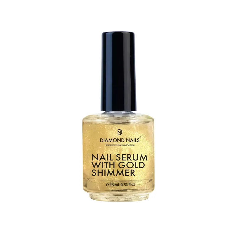 Körömápoló szérum (arany csillámos) - teafa illattal 15ml Bestseller