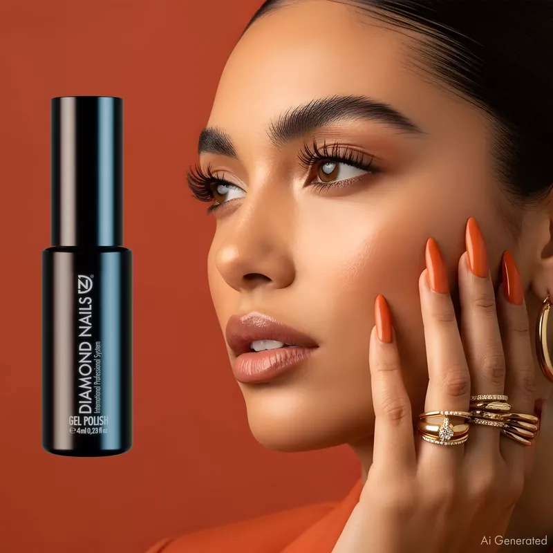 Azonnal elérhető Gél Lakk - Mandarin - DN018 - 4ml - Hema mentes