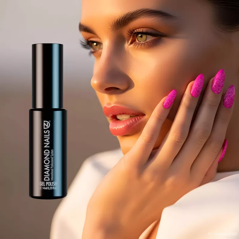 Csak ma Gél Lakk - DN162 - Csillámló Bikini Rózsaszín - 4ml - Hema mentes