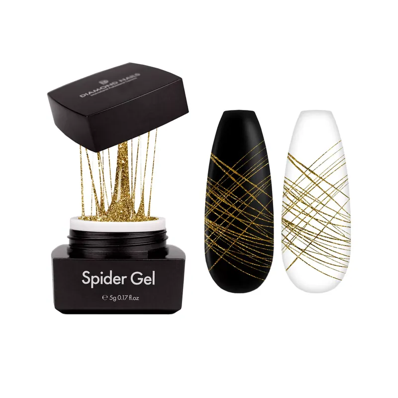 Vedd meg online Spider Gél - Gold Glitter - Arany csillámos 5g