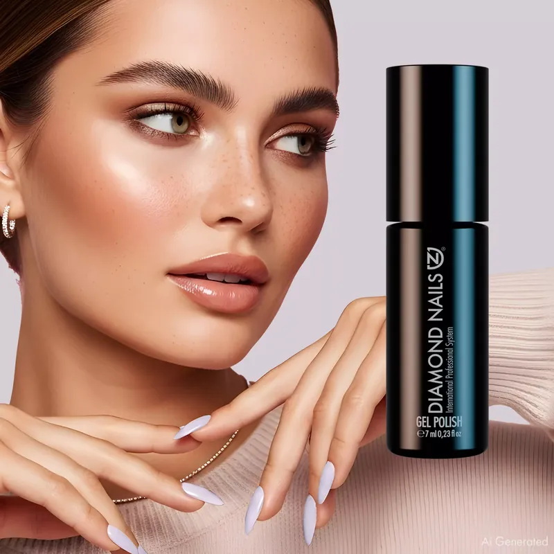 Gél Lakk - DN318 - Blushing Grey, Szürke - 7ml - Hema mentes Expressz szállítás