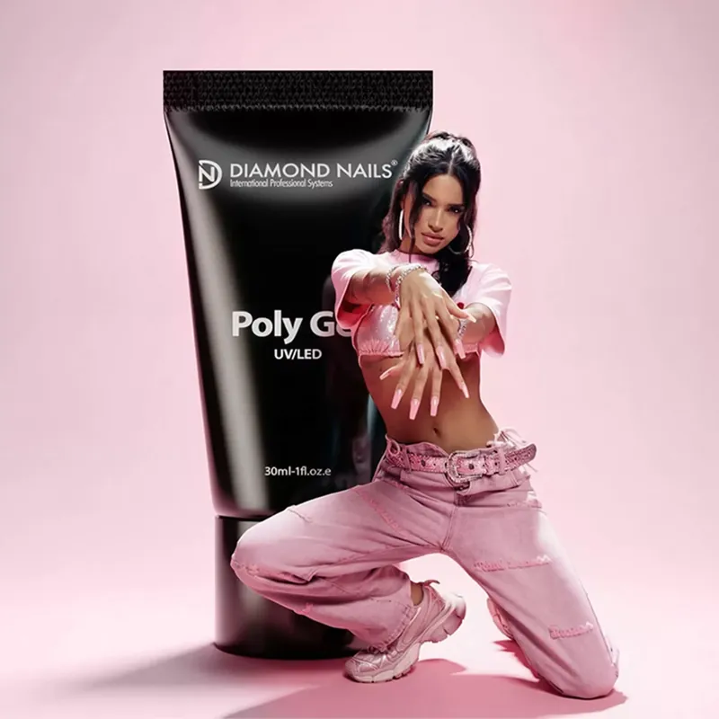 Prémium PolyGel 01 - Milky Pink (Rózsaszín) - 30ml - HEMA-mentes - Hibrid Akril Gél