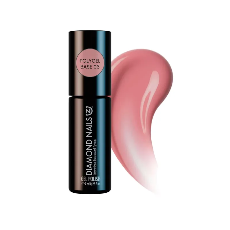 Expressz kézbesítés PolyGel Base (Sötét rózsaszín) 03 - 7ml - Hema mentes