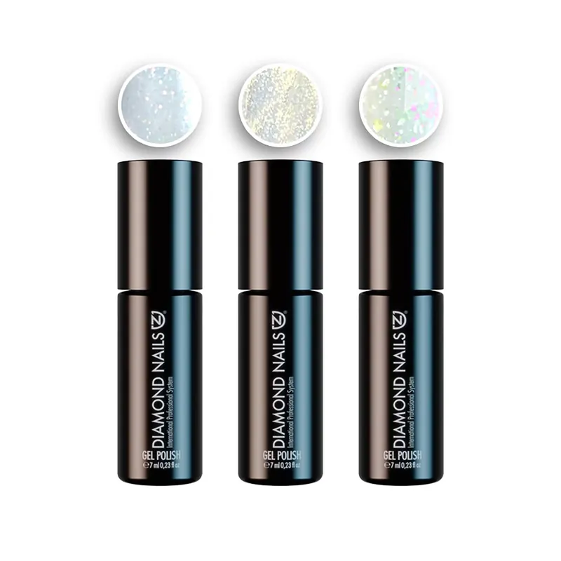 Alacsony ár Csillámos FM Top Coat szett 1 – 3 x 7ml