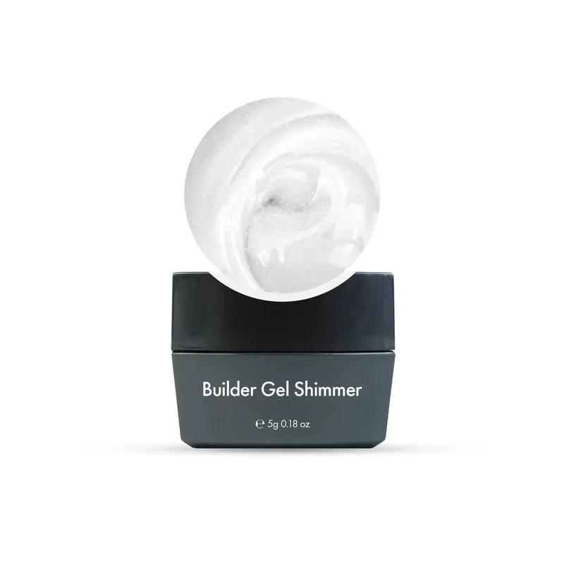 Akciós ár Builder Gel - Shimmer - Milkshake (csillámos milky white) - 5g - Műköröm Építő zselé - HEMA-mentes