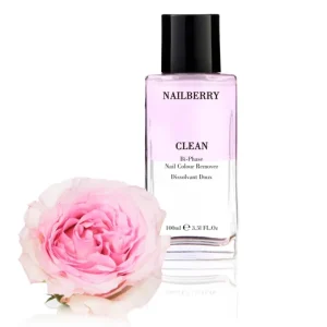 NAILBERRY CLEAN Kétfázisú AHA savas körömlakk lemosó Prémium