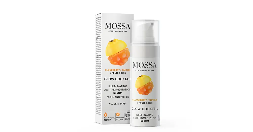 Árengedmény MOSSA GLOW COCKTAIL Bőrtónus élénkítő szérum