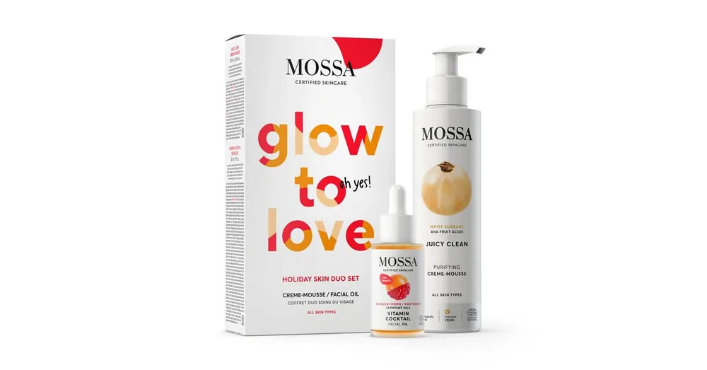 MOSSA GLOW Holiday Skin Duo szett Gyors kiszállítás