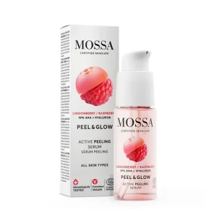 Népszerű MOSSA PEEL&GLOW 10% AHA és hialuronsav hámlasztó szérum