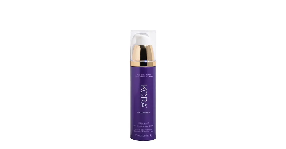 Alacsony ár KORA ORGANICS Noni Night AHA Savas Bőrmegújító Éjszakai szérum