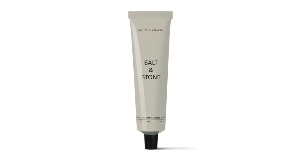 Gyors szállítás SALT & STONE TÁPLÁLÓ KÉZKRÉM - SZANTÁLFA & VETIVER