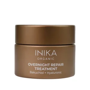 Alacsony ár INIKA ORGANIC Éjszakai anti-age krémmaszk bakuchiollal és hialuronsavval