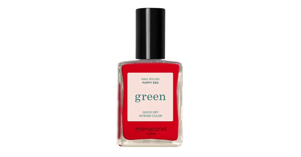 Vedd meg online MANUCURIST GREEN KÖRÖMLAKK - POPPY RED