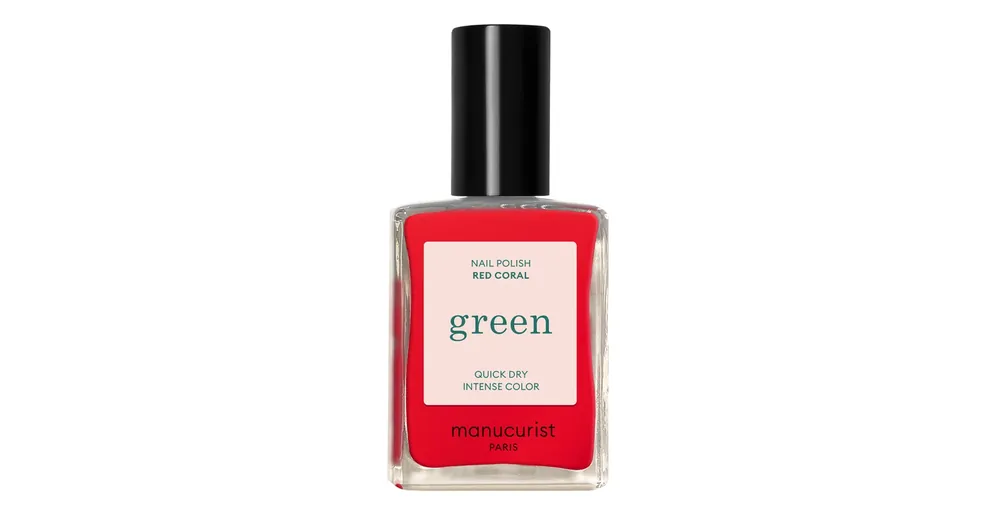 Vedd meg online MANUCURIST GREEN KÖRÖMLAKK - RED CORAL