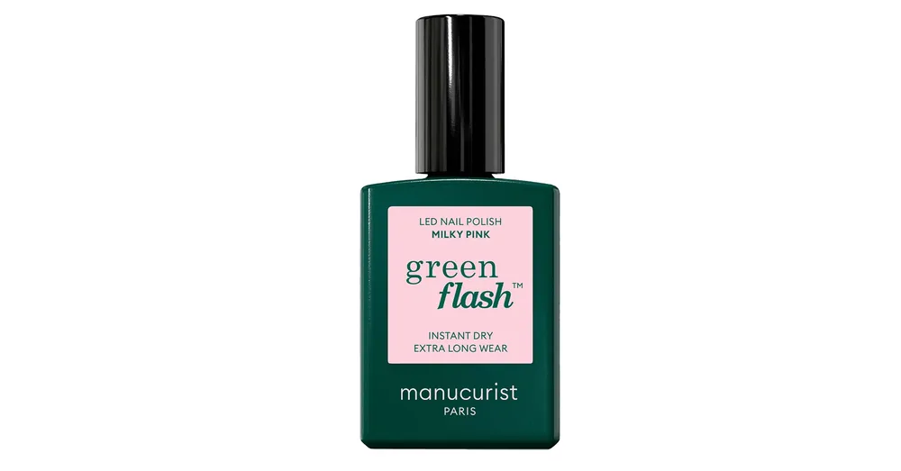 MANUCURIST GREEN FLASH GÉLLAK - MILKY PINK Kihagyhatatlan ajánlat