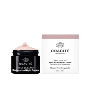 ODACITÉ Creme De La Niut Regeneráló Éjszakai arckrém C vitaminnal és Ashwaganda kopmlexxel Árcsökkenés