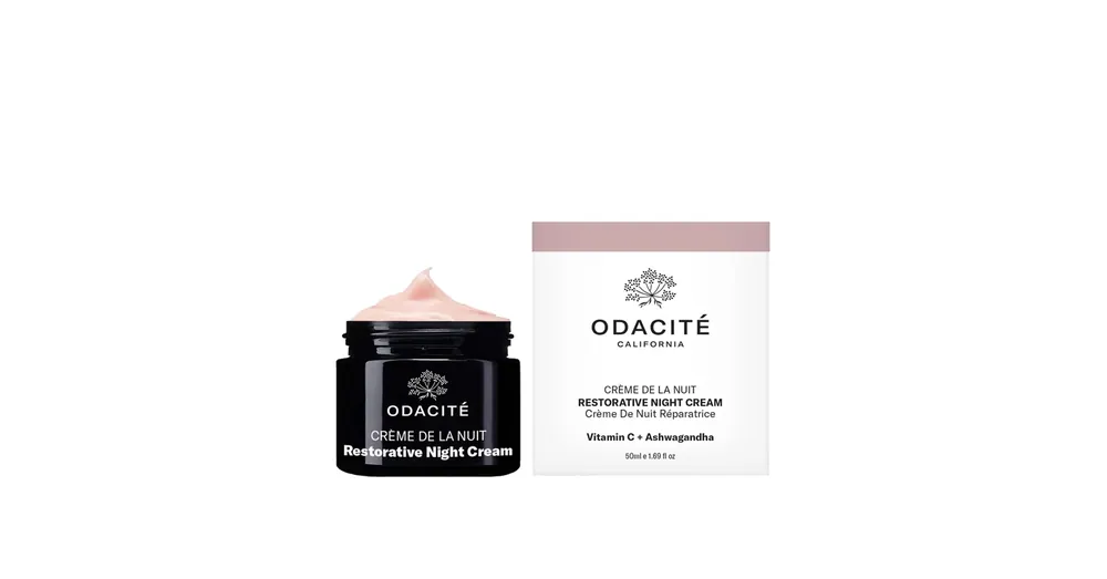 ODACITÉ Creme De La Niut Regeneráló Éjszakai arckrém C vitaminnal és Ashwaganda kopmlexxel Árcsökkenés