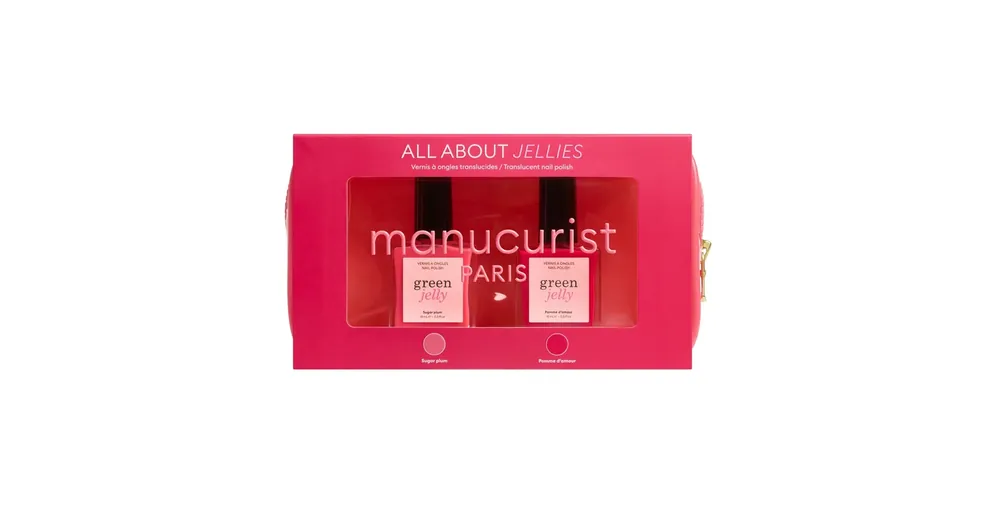 Szuper ajánlat MANUCURIST ALL ABOUT Green Jelly körömlakk szett – Sugar Plum & Pomme d‘Amour