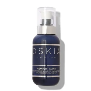 Árcsökkenés OSKIA MIDNIGHT ELIXIR Regeneráló és feszesítő éjszakai arcszérum peptidekkel és EGF-el