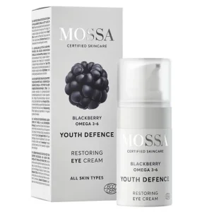 MOSSA YOUTH DEFENCE Regeneráló szemkörnyékápoló szederrel és omega 3-6 zsírsavval Olcsó