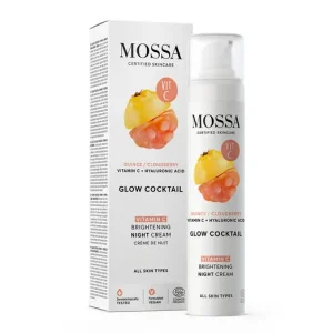 Népszerű MOSSA GLOW COCKTAIL Bőrmegújító éjszakai krém C-vitaminnal