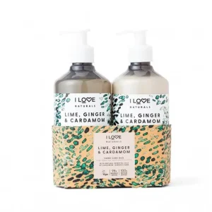 Rendeld meg most I LOVE NATURALS Lime - Gyömbér - Kardamom Kézápoló Duó