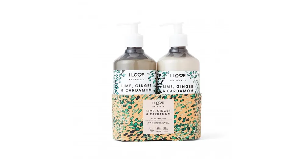 Rendeld meg most I LOVE NATURALS Lime - Gyömbér - Kardamom Kézápoló Duó
