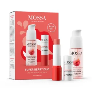 Népszerű MOSSA Glow to Kiss hámlasztó és ajakápoló duó